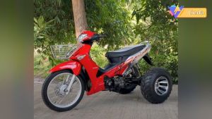 Rear axle of three wheeled motorbike/three wheeled cart/tricycle motorbike rear axle