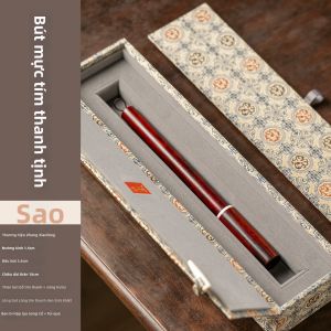 ZHANGXIAOFENG | Cây Cọ Thư Pháp Lông Dê Màu Tím Chất Lượng Cao Để Làm Quà