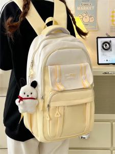 OUDENGPAI | กระเป๋าเป้สะพายหลังความจุขนาดใหญ่สำหรับเด็กผู้หญิง กระเป๋าสะพายไหล่คู่ กระเป๋าหนังสือสไตล์ญี่ปุ่น กระเป๋าสะพายไหล่สำหรับนักเรียนมัธยมปลายและมัธยมต้น