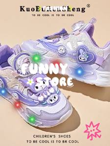 KUOBURENSHENG | Waterproof Rotating Button Non-slip Luminous Shoes