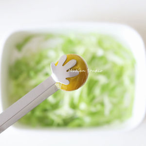 Mi Room Stainless Steel Food Clamp Thickened Matte Brushed Creative Mini Cute Little Hand Ice Clip Heart Cube Sugar Tong