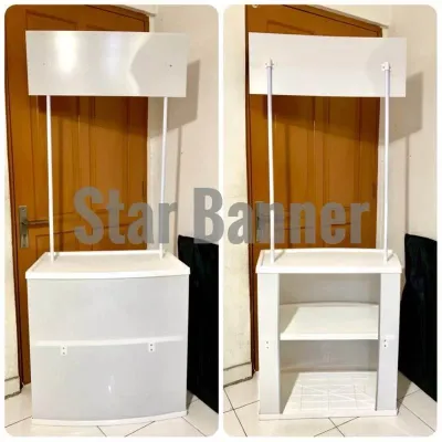 Meja Jualan - Event Desk - Meja Promosi - Meja Pameran - Booth Portable