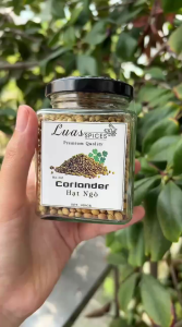 Hạt ngò chuẩn loại 1 - Coriander Seeds - Lọ thủy tinh 200ml - Gia vị chuẩn Á Âu