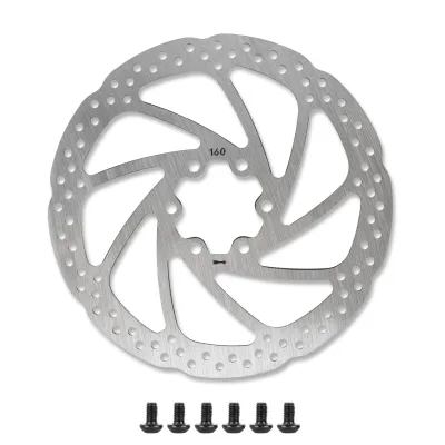 ZRACE | ZRACE 160mm 6-Bolt Disc Brake Rotor Stainless Steel Bicycle MTB Road Bike Hydraulic Brake Disc Rotor with Bolts
