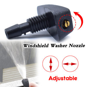1Pair Car Windshield Washer Nozzle Universal Front Windscreen Water Spray Jet Nozzle Replacement