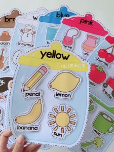 Sách Học Màu Sắc Candy Color Cho Trẻ Em Sách Tương Tác DIY Dán Sách Giáo Dục Khả Năng Nhận Biết Màu Sắc Đồ Chơi Sáng Tạo Cho Trẻ Em Từ 3 Tuổi Trở Lên