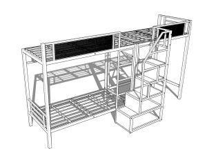 Loft bed/bunk bed customize singapore