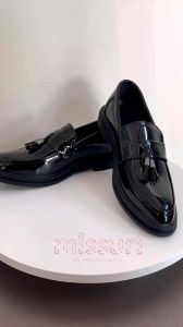 รองเท้าคัทชูผู้ชาย รองเท้าหนังผู้ชายสีดำ Update 2024 ใส่ออกงาน ใส่กับสูท ใส่ทำงาน สินค้าพร้อมส่ง