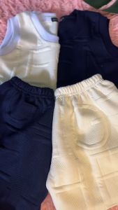 1 PC KIDS EMBOSSED OOTD MUSCLE/TSHIRT SHORT TERNO FOR BOYS