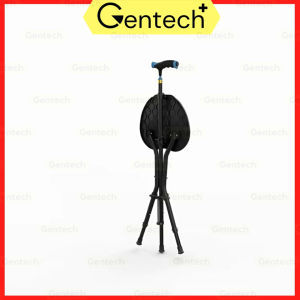 Aluminum Tripod Cane Walking Stick With Led Light Handle Design Comfortable Tripod Cane Seat Tongkat