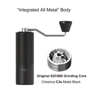 Timemore | TIMEMORE Chestnut C3S / C3ESP Manual Coffee Grinder Upgrade All-metal Body & Anti-slip Design Portable Grinder S2C Burr Inside
