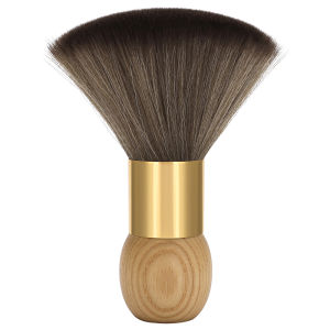 Bàn Chải Làm Sạch Tóc Chất Lượng Salon - Bàn Chải Mềm Có Tay Cầm Bằng Gỗ Dụng Cụ Cắt Tóc Chống Tĩnh Điện Để Tạo Kiểu Tóc Tại Nhà