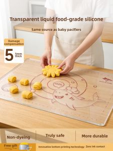 Mad Shark | Thick Food-Grade Silicone Dough Rolling Pad Non-Stick