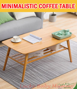 【Bamboo Wood COFFEE TABLE】★COFFEE DESK★WOOD ★SIDE TABLE ★DINING TABLE ★FURNITURE / Rainbow