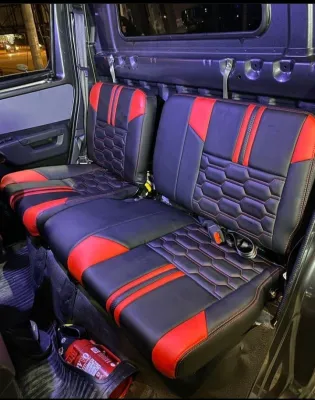 Sarung jok mobil grandmax pickup model terbaru gratis sarung stir / lapis jok grandmax pickup / cover jok granmax pickup / jok mobil granmax pickup / cover jok grandmax