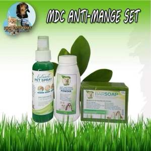 Pure & Organic Madre De Cacao Anti Mange/Anti Tick & Flea Bundles for Cats & Dogs - Natural Ingredients for Pet Health