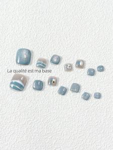 Danh Mục Móng Tay Thủ Công Mới 14 Mảnh Móng Tay Giả Dán Trang Trí Móng Tay Nhẹ Nhàng Và Sang Trọng Trung Quốc Đại Lục