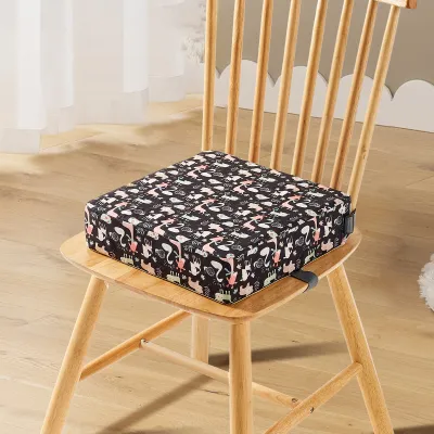 Insular | INSULAR Children Increased Chair Pad Baby Adjustable Booster Seat Portable Kids Dining Heighten Cushion Pram Chair Removable