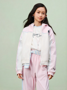 PUMA | Spring New Color Block Hooded Childrens Jacket