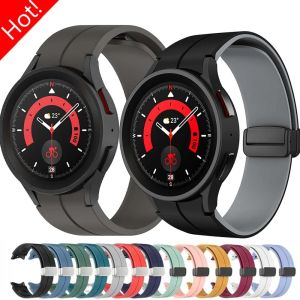 Magnetic Band For Samsung Galaxy Watch 7 6 5 4 44mm 40mm/5 pro 45mm Silicone 20mm watch Bracelet Galaxy 6 classic 43 47 mm strap