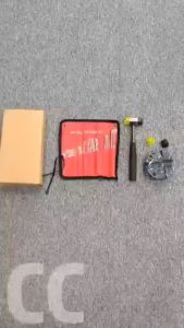 THE SUN 【Best High Quality】 Roll Pin Punch Set with Storage PouchSmithing Punch Removing Repair Toolswith Bench Block Pin Punches and Hammer