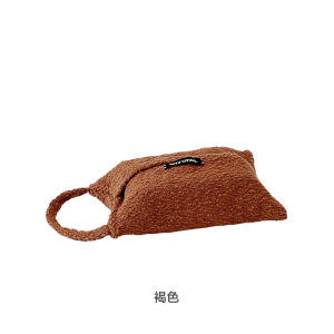 MIYU LIVNG Knitted Thread Paper Towel Holder Hanging Car Living Room Bedroom Decorative Tissue Box Storage Organizer
