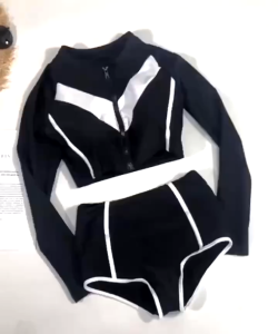 Gypasy【BUY1 TAKE1】M-XL New 2025 Long Sleeve split body Swimsuit Womens Slimming Conservative Sports Ins Style Thermal Bathwear Slim Fit Body Shaper