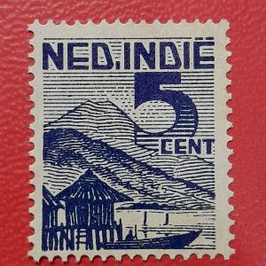 Prangko Ned Indie klasik koleksi Kuno 5 Cent Tahun 1946 UN USED