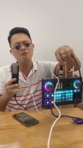 Combo tiết kiệm thu âm livestream karaoke sound card C1000 Micro AT 808 Combo Chuyên Karaoke Livestream Đầy Đủ Chức Năng tặng kèm tai nghe combo chuẩn phòng thu