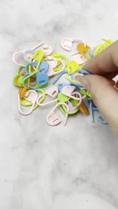 Colorful Knitting Marking Buckle Pins Clips Stitch Markers Locking Buckle Pins Sweater Weaving Tools DIY Sewing Accessory 200pcs