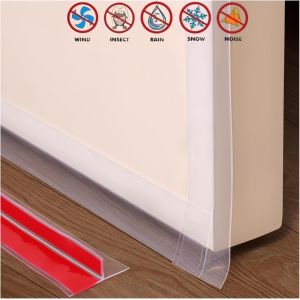 Door Draft Stopper Window Seal Strip Dust and Noise Insulation Silicone Weather Stripping for Shower Doors Gaps Anti-Collision