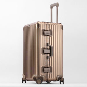 Qieyin Garden | Aluminum Magnesium Alloy Large Capacity Travel Luggage 26/28/30/32/34 Inch