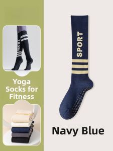 JINGCHI | Anti-Slip Yoga Socks Womens Fitness Running Pilates Leg Slimming Rope Jumping Professional Sport Pressure Socks Cotton Nylon Polyester Blend