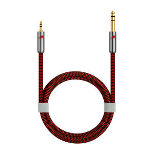 Golle Lion Audio Cable 3.5 to 6.5 Trs Sound Mixer Phone to Amplifier Connection Line Pure Copper Gold Plated for HiFi System