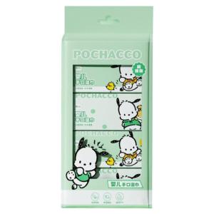 Mini Sanrio Hello Kitty Pachat Dog Baby Hand Mouth Wet Wipes Outdoor Use Children Household Wet Wipes Sanitary Napkins