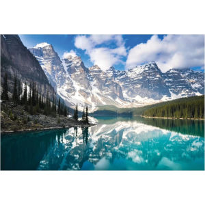 500/1000/1200/2000 Piece Paper Jigsaw Puzzle of Adult Featuring Moraine Lake Landscape Puzzle Challenging Game Fun Toy Kid Gift