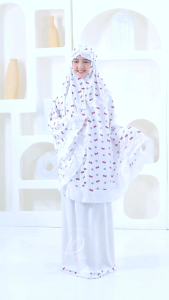 PUSAT MUKENA INDONESIA - Mukena Anak 2in1 Rayon Premium Ciara (Free Sejadah)