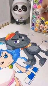 12/18/24 Colors Watercolor Brush Pen Hard Nib Marker Pens Paint Brush Drawing Hook Line Pens Art Supplies