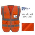 An Toàn Phản Quang  Áo Hai Dây Quần Áo Bảo Vệ Nhiều Túi Cho Nhân Viên Tại Nơi Xây Dựng Thực Thi Pháp Luật Giao Thôngđồng Phục. 