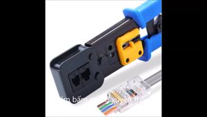 Kìm bấm hạt mạng xuyên thấu - Tặng kèm 10 hạt RJ45 xuyên thấu