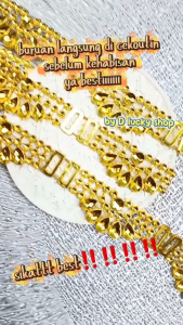 Diamond kreasi variasi renteng aplikasi bentuk kipas per 50 cm