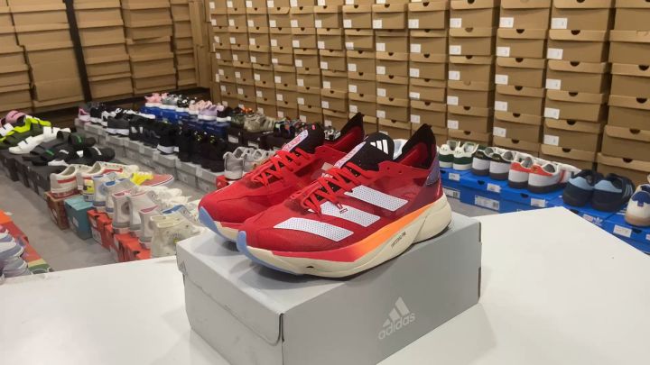 รองเท้าผ้าใบ Add Adizero Adios Pro 3 สีแดง🌈 นุ่ม สวย ใส่สบาย รับประกันคุณภาพ