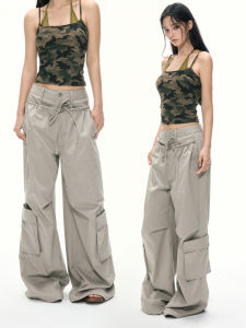 Apea | Retro Loose Fit Womens Overalls Wide Leg High Waist