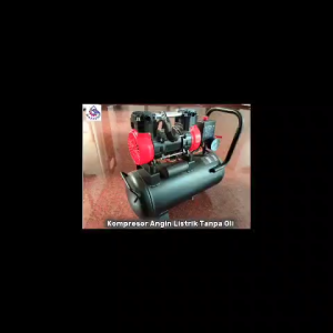 MAXPUMP Kompresor Mini Complete Set Pompa Angin Kompresor Udara Listrik Kompresor Udara 1Hp 8Bar 9L Air compressor Oil-Free