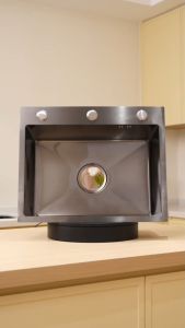 Kitchen Sink Household Sink Kitchen Sink Stainless Steel 82X45CM Double Sink With Drain&Basket Thickness 3mm Depth 210mm