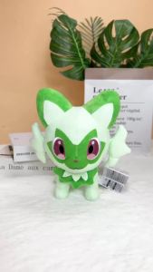 DUODUOBAO | Anime Meowscarada Evolution Line Plush Sprigatito Floragato Soft Cotton Stuffed Doll Anime Collection Toy Birthday Gift for Fans