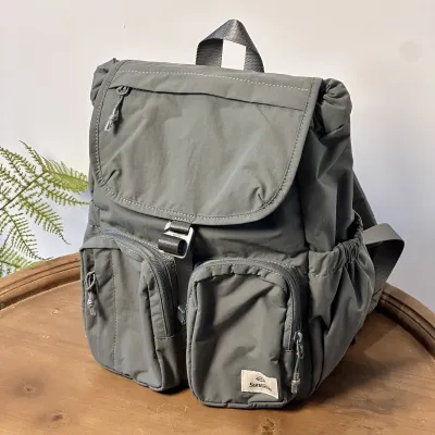 Sun Earth&U Double Shoulder Bag Casual Outdoor Commuter Backpack Unisex Travel Bag Simple Style Male Female Version Available