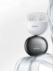 kinyo | Real-time AI Translation Wireless Smart Voice Clip-on Bluetooth Headphones