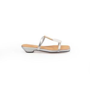 Roman Shell Buckle Chunky Heel Double Straps Sandals 3cm