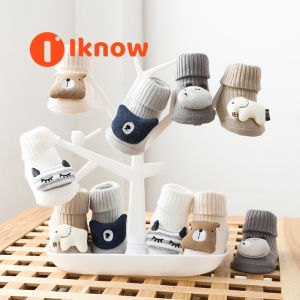 Tôi biết 1 đôi vớ Mùa Thu/Mùa Đông cho trẻ em vớ bắp chân bé rộng không xương phụ kiện hoạt hình Hàn Quốc vớ sàn chống trượt cho bé.